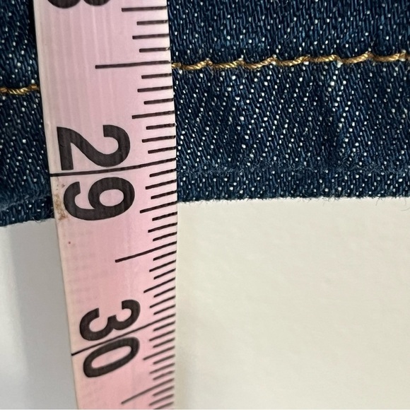 Levi's 514 Jeans Men's W28xL30 Blue Dark Wash Mid Rise Classic Fit Straight Leg - Picture 5 of 14